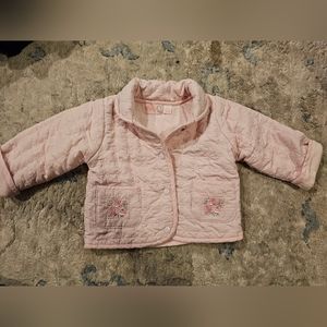 Baby Q baby girl pink coat 6-9mos